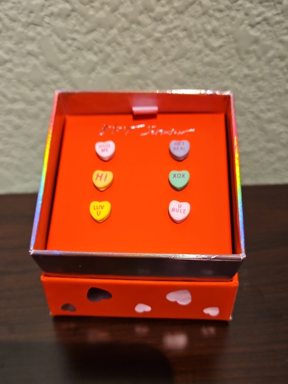 Betsey Johnson - Candy Heart Stud Earrings